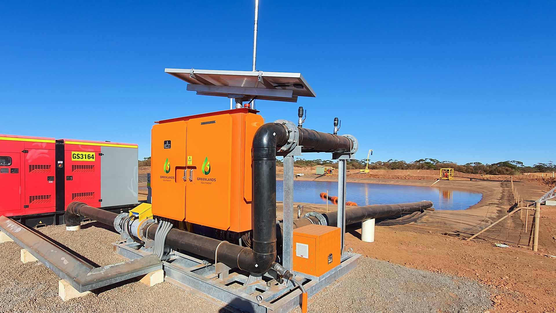 Greenlands Equipment mine water management water transfer services